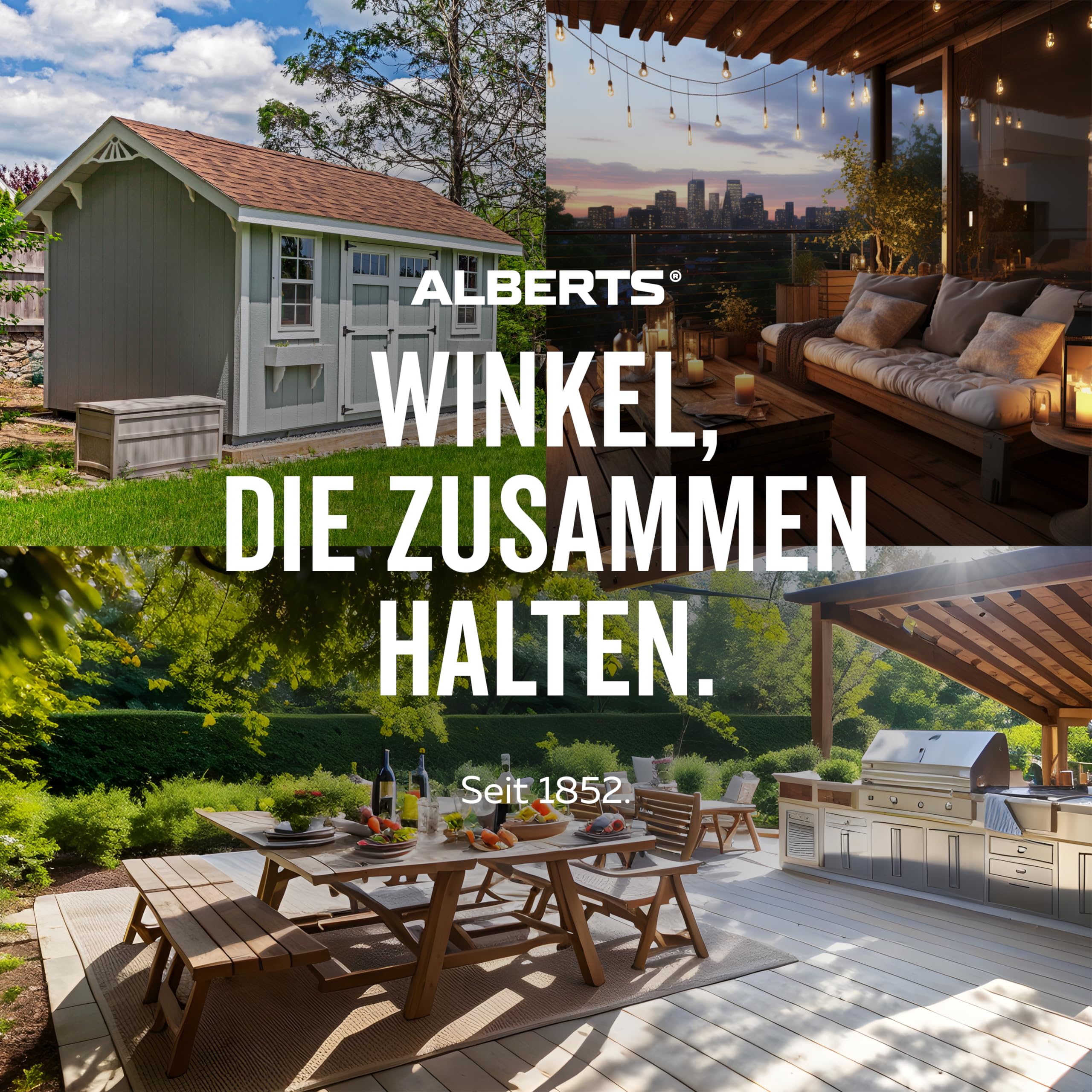 Alberts 847302 Lochplattenwinkel | sendzimirverzinkt | 100 x 100 x 80 mm | 25er Set