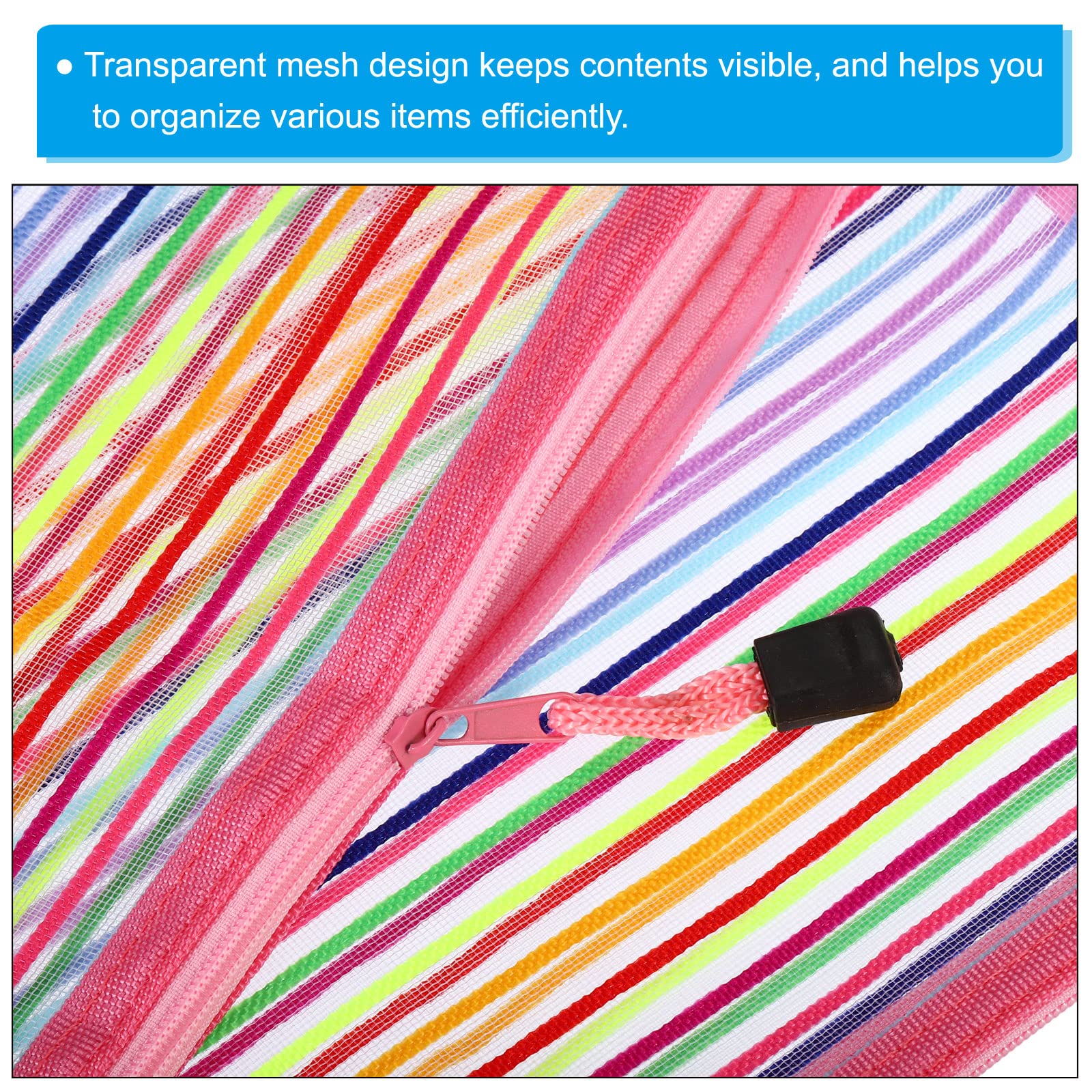 PATIKIL Mesh Zipper Pouch - Image 4