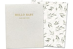 Peachly Baby First Year Keepsake Unisex Baby Journal