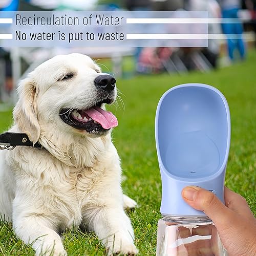 Miniatura 8 de Mr. Pen - Botella de agua para perros, 19 onzas, azul, dispensador de agua para perros, dispensador de agua para perros, botella de agua portátil