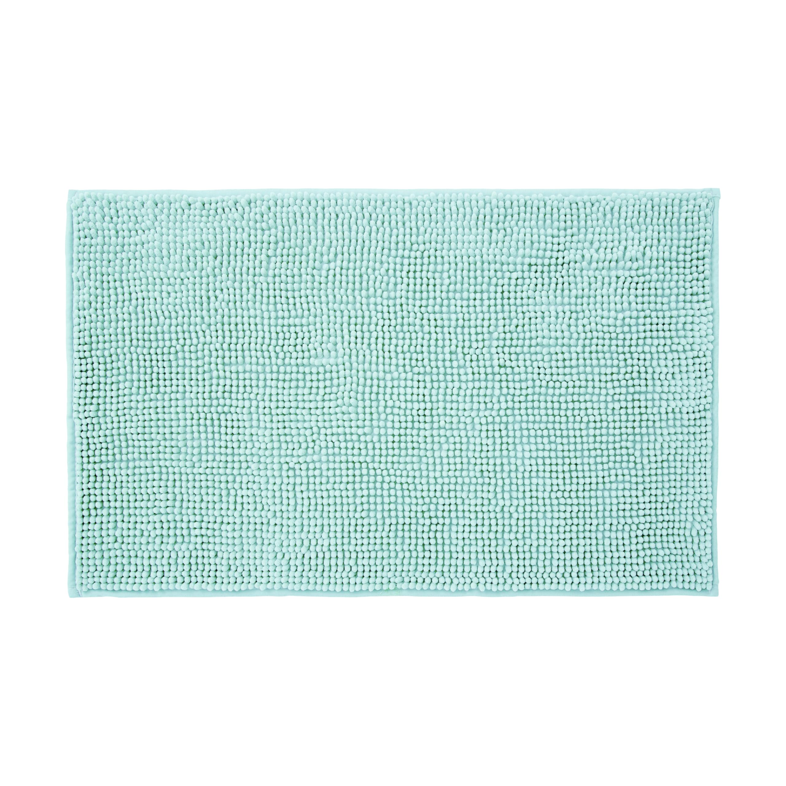 Allure Chenille Bobble Bath Mat Non Slip 50 x 80cm - Soft, Absorbent, Easy Care (Duckegg) — image 1
