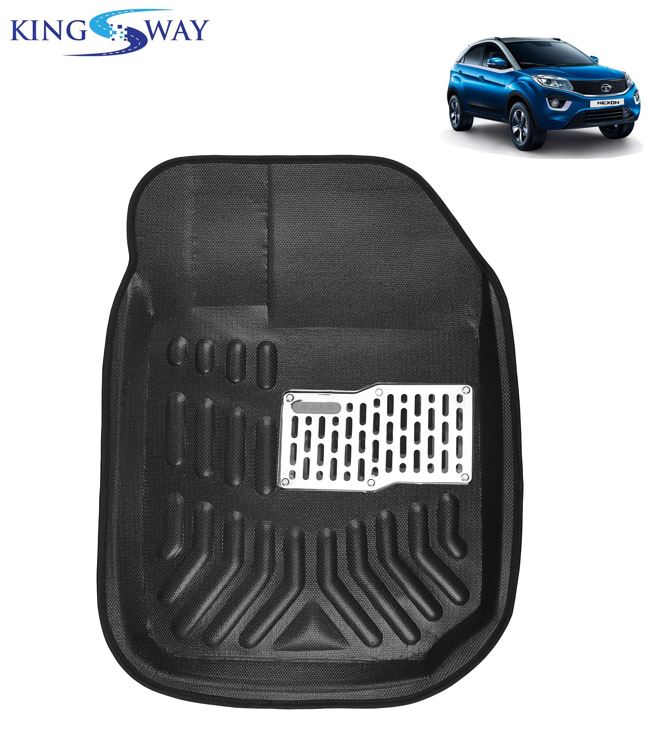 Buy Kingsway 3D / 4d car Floor mats for tata nexon (Model 2017 Onwards