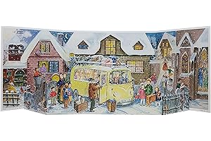 Richard Sellmer Verlag Adventskalender &quot;Alter Bus&quot;: Papier-Adventskalender
