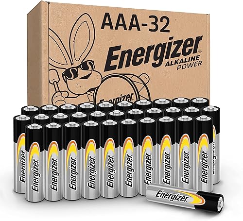 Miniatura 5 de Organizador de baterías, organizador de batería, pilas AAA gris y Energizer, pilas alcalinas triple A de larga duración, 32 unidades (paquete de 1)
