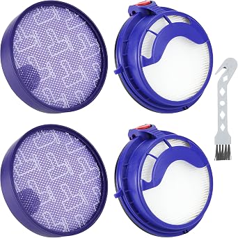 DC25 Filter Replacement for Dyson DC25 Ball Vacuum Cleaner, Pre Filter Part #919171-02, Post HEPA Filter, Part #916188-06 2 Set