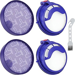 DC25 Filter Replacement for Dyson DC25 Ball Vacuum Cleaner, Pre Filter Part #919171-02, Post HEPA Filter, Part #916188-06 (2 Set)