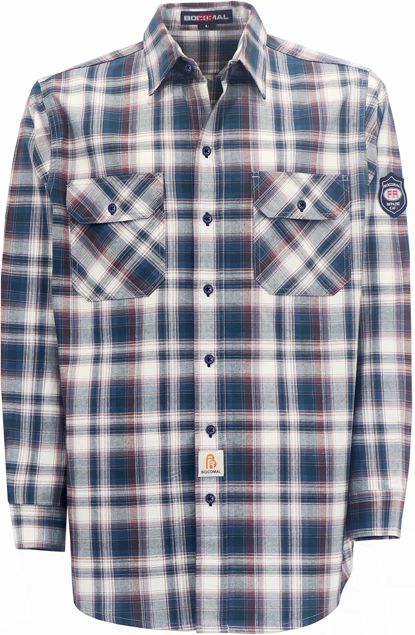 FR Shirts 6.25oz Lightweight Welding Shirts Flame Resistant Men's Fire Retardant Shirt