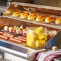 Vista 4 de Le'raze Olla de cocina de vidrio con tapa, 2 L (68 onzas), resistente al calor, juego de ollas de cocina de vidrio de borosilicato, olla a fuego