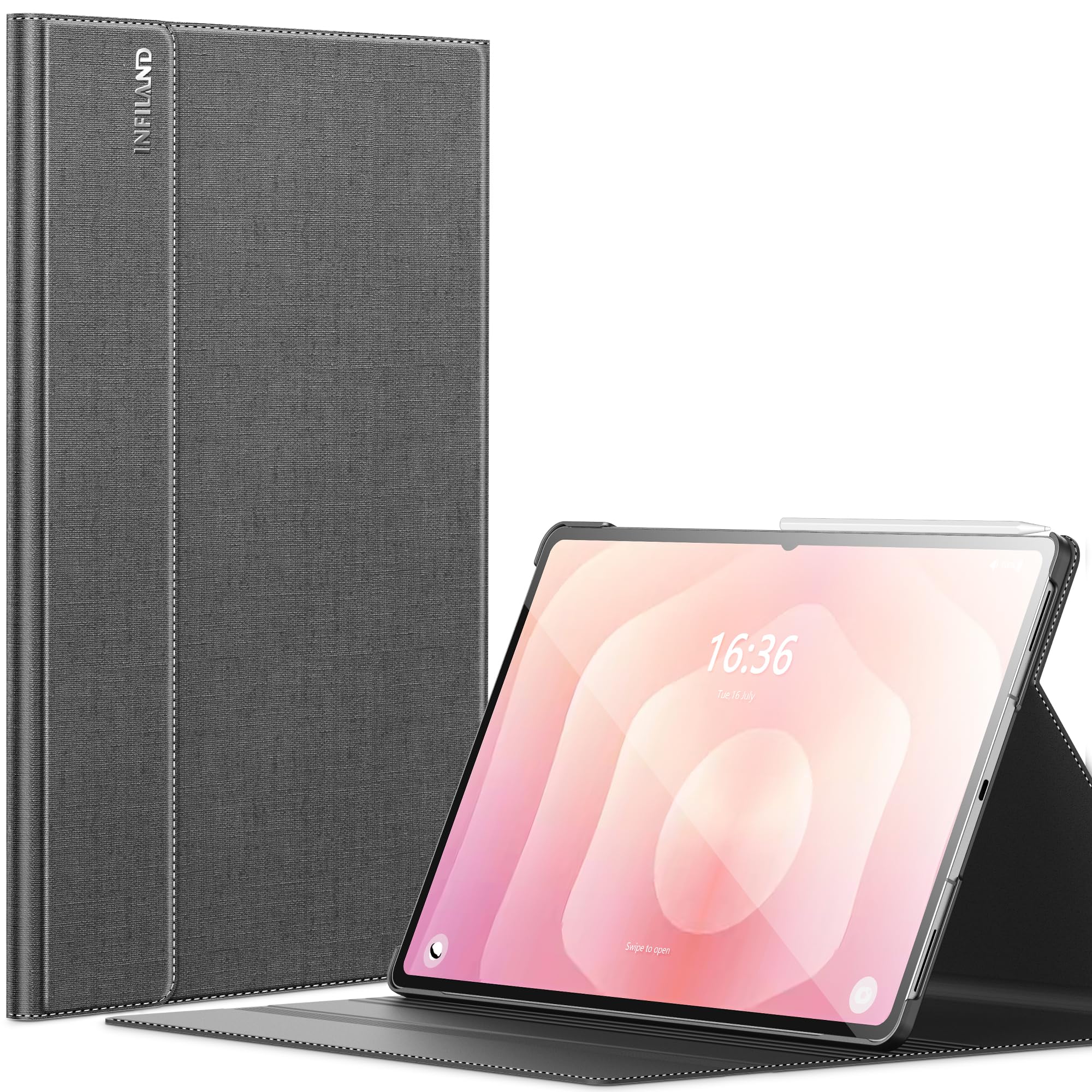 INFILAND Case for Galaxy Tab S11 Ultra 2025 14.6 Inch, Multi-Angle Stand Cover Compatible with Samsung Tab S11 Ultra 5G SM-X936B/ SM-X930 [Auto Wake/