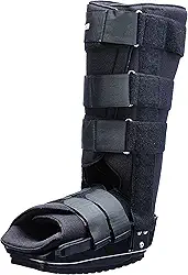 Dilepé Bota Imobilizadora Para Tornozelo Longa Medio Preto