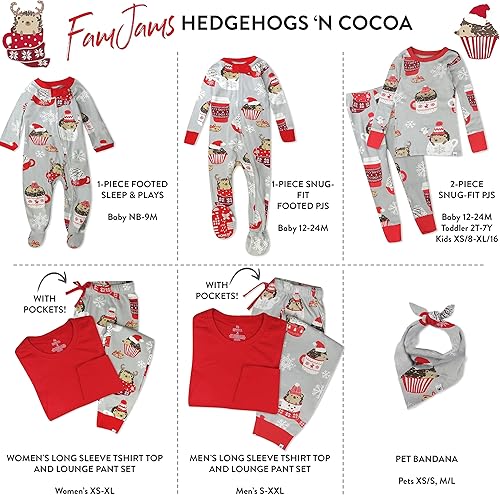 Miniatura 2 de HonestBaby - Pijama familiar navideña de algodón orgánico