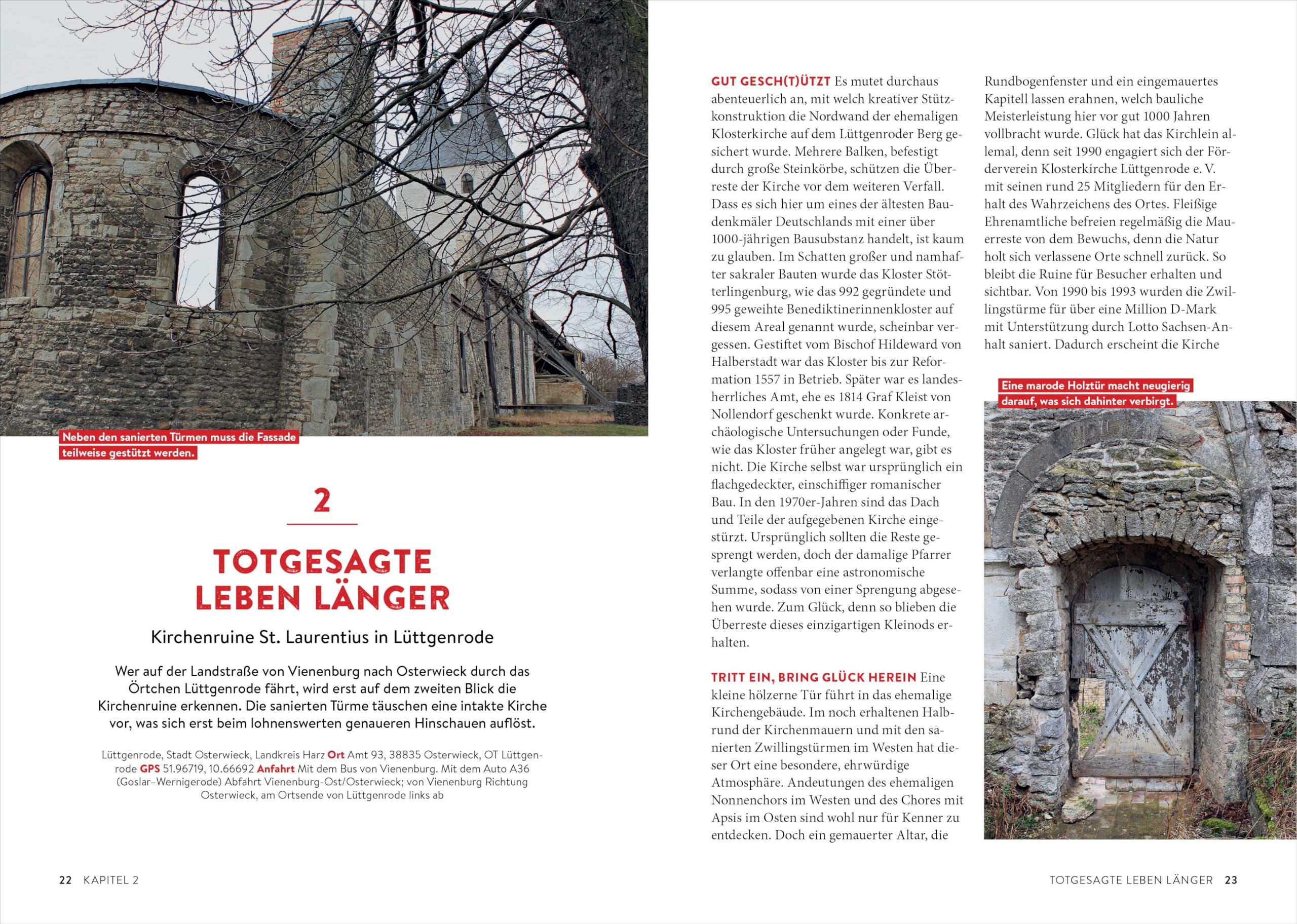 Bruckmann Dark Tourism Guide – Lost & Dark Places Harz: 35 vergessene, verlassene und unheimliche Orte. Düstere Geschichten und exklusive Einblicke. Inkl. Anfahrtsbeschreibungen.