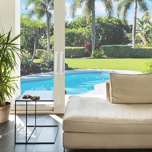 Miniatura 7 de Ravinte Manijas Adhesivas para Gabinete, Tiradores de Cajón Autoadhesivos, Manijas de Puerta de Closet Sin Taladro, Tiradores de Ventana de Plata