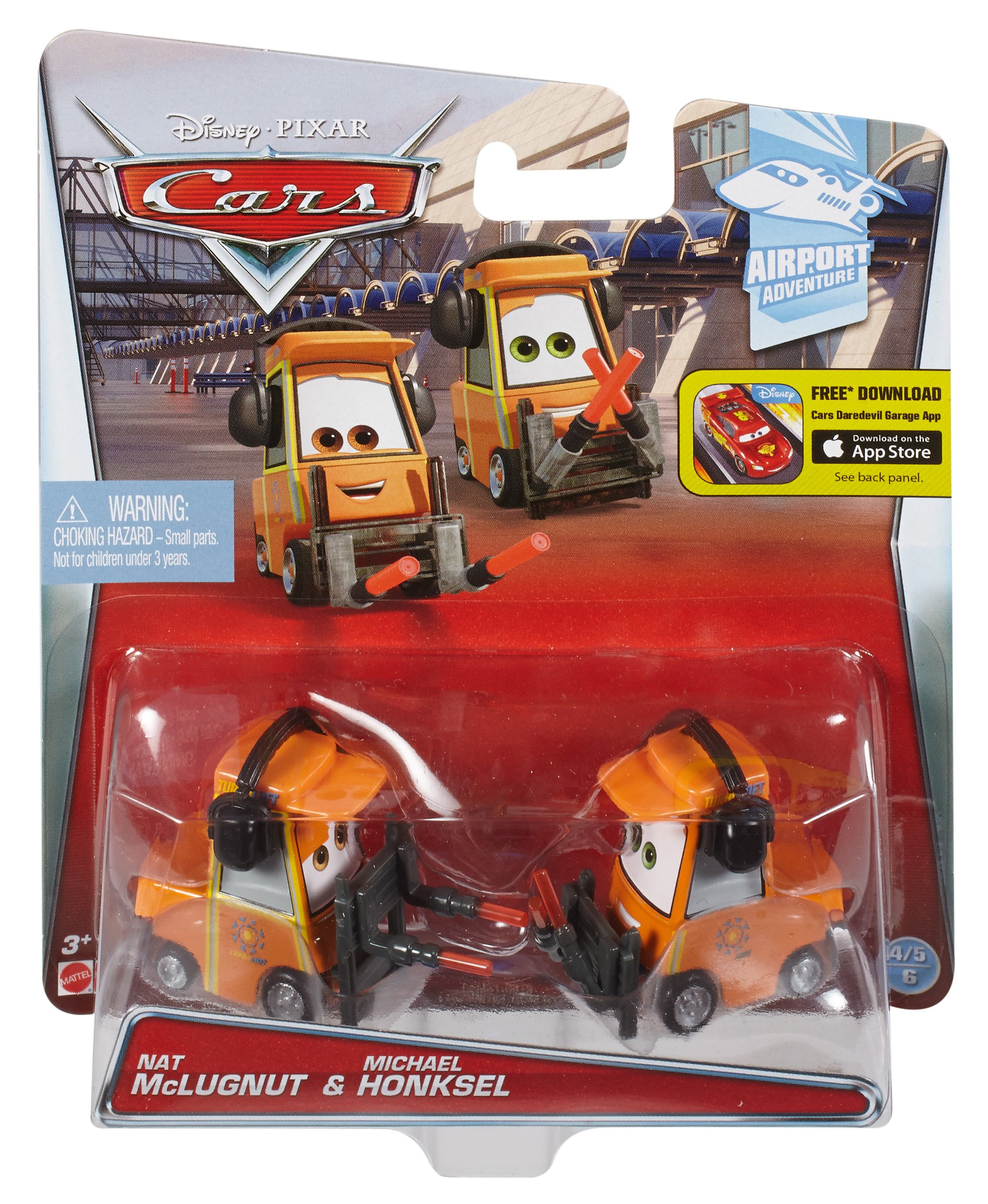 Disney Pixar Cars-Nat MC Michael Honksel-Lugnut and Airport Adventure