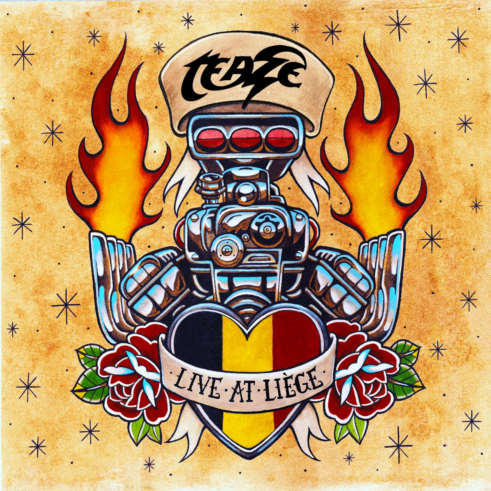 Teaze - Live at Liege 2025 CD live recording 70's Canadian Rock band - ltd edit