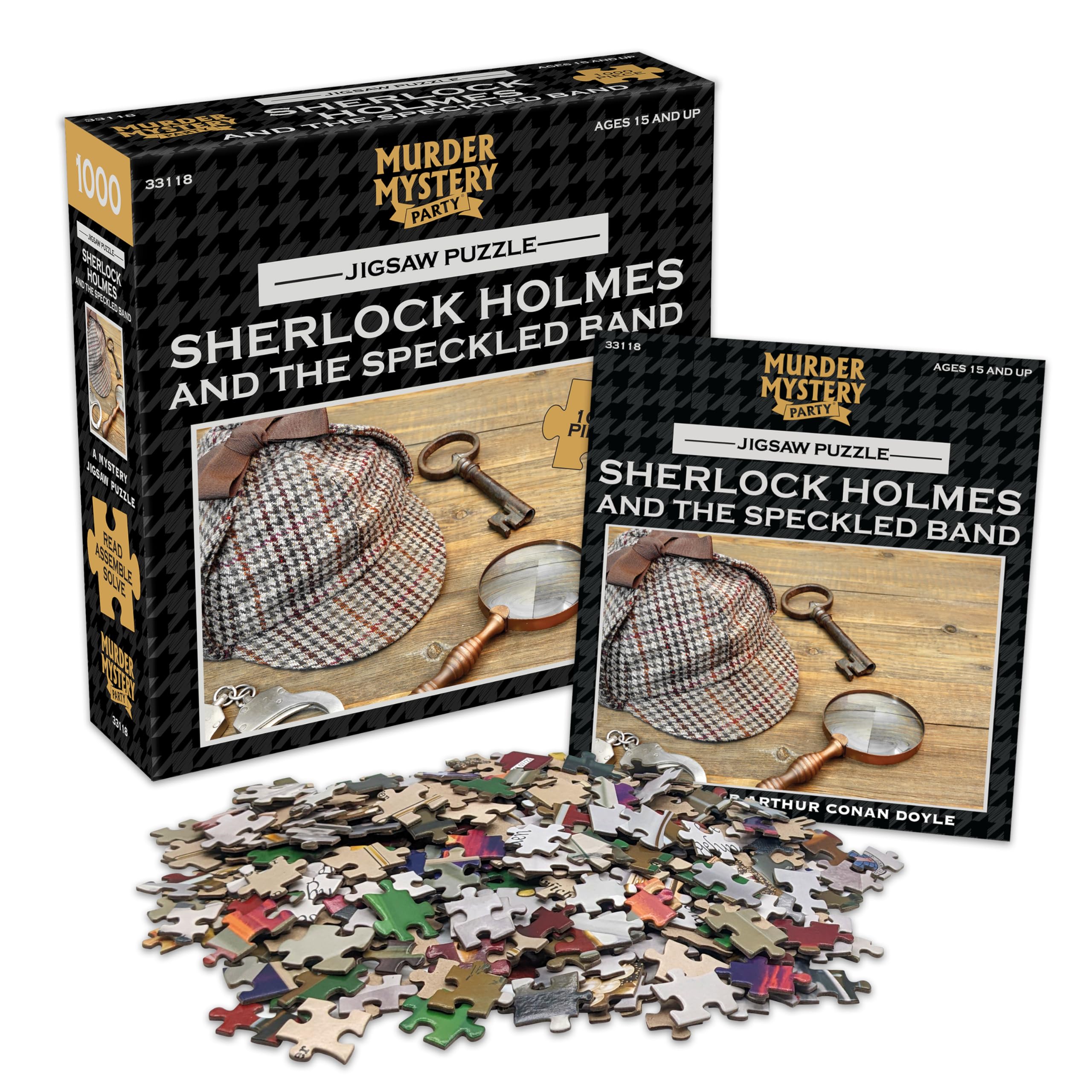 Bepuzzled Classic Mystery Jigsaw Puzzle - Sherlock Holmes, 1000