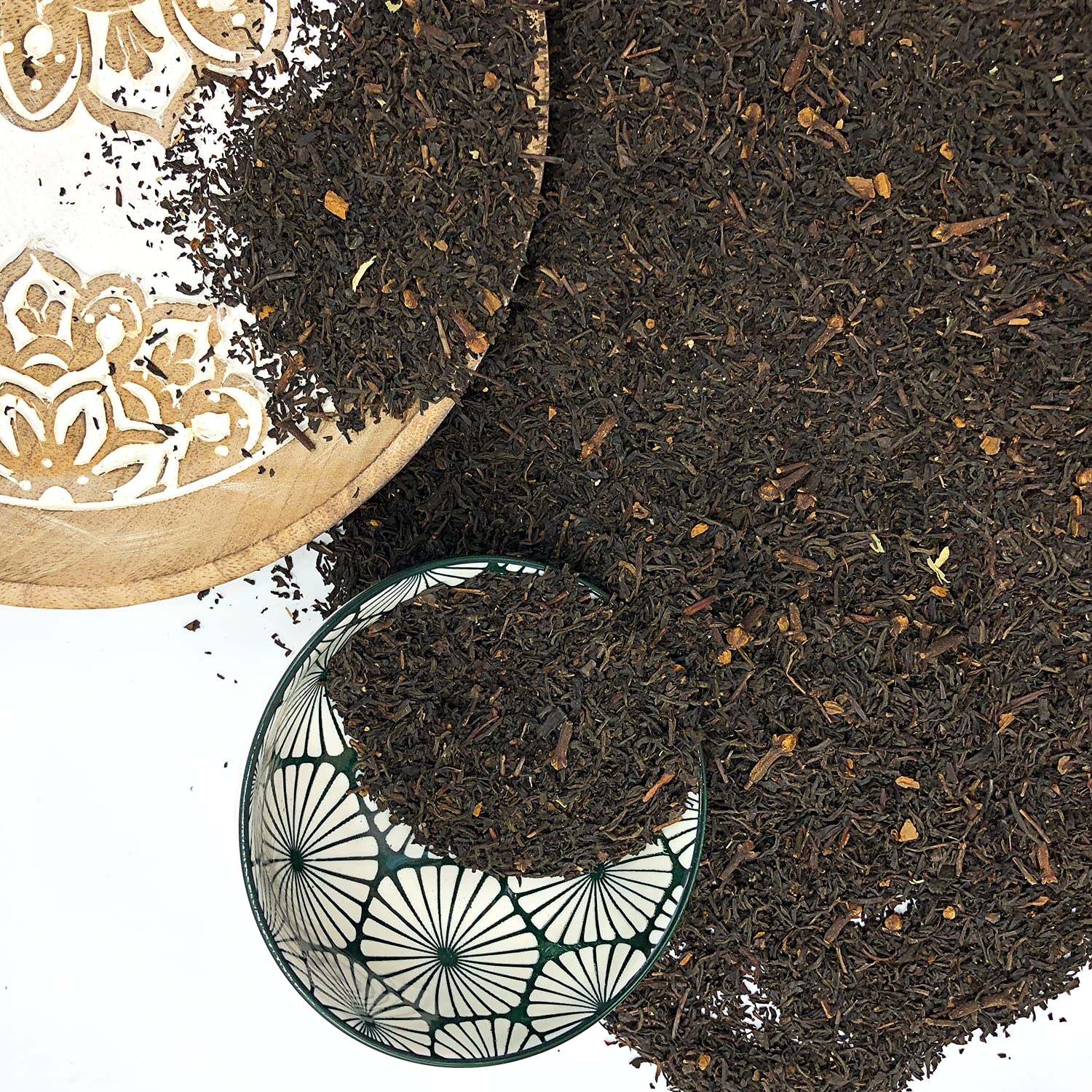 Té Negro Chai Pakistaní clavo cardamomo jengibre pimienta canela 100 bolsitas