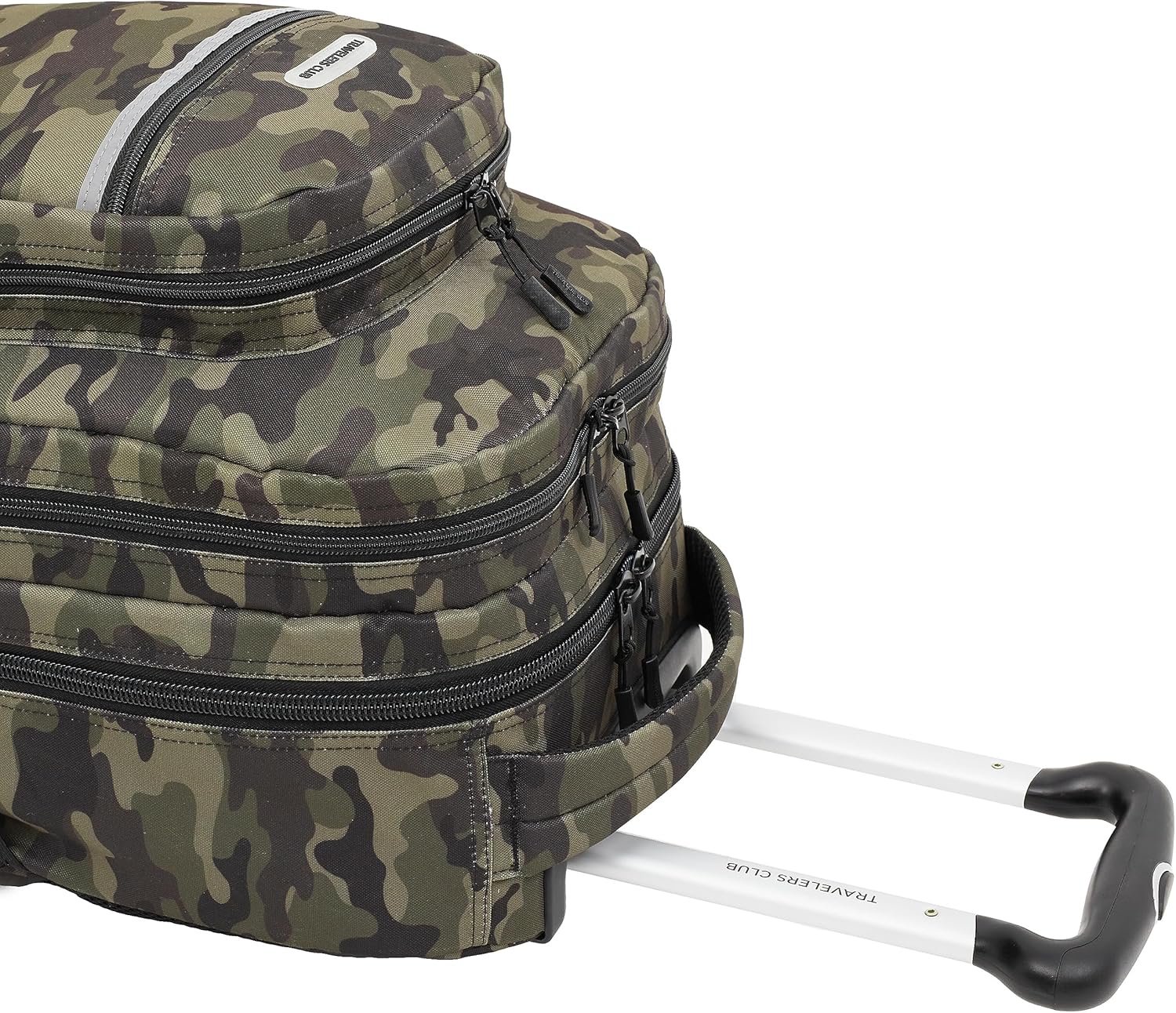 Travelers Club 20" Rolling Backpack with Laptop Compartment, Camo
