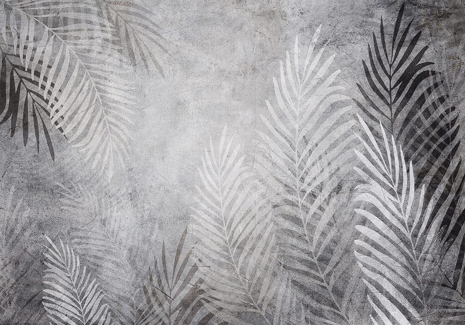 murando - Carta da Parati Adesiva Foglie 343x256 cm Fotomurali Adesivi Murali Rivestimento Parete Moderna per Pareti Adesiva Muro Decorativo Fotomurale Soggiorno Palme Astratto Natura Botanica