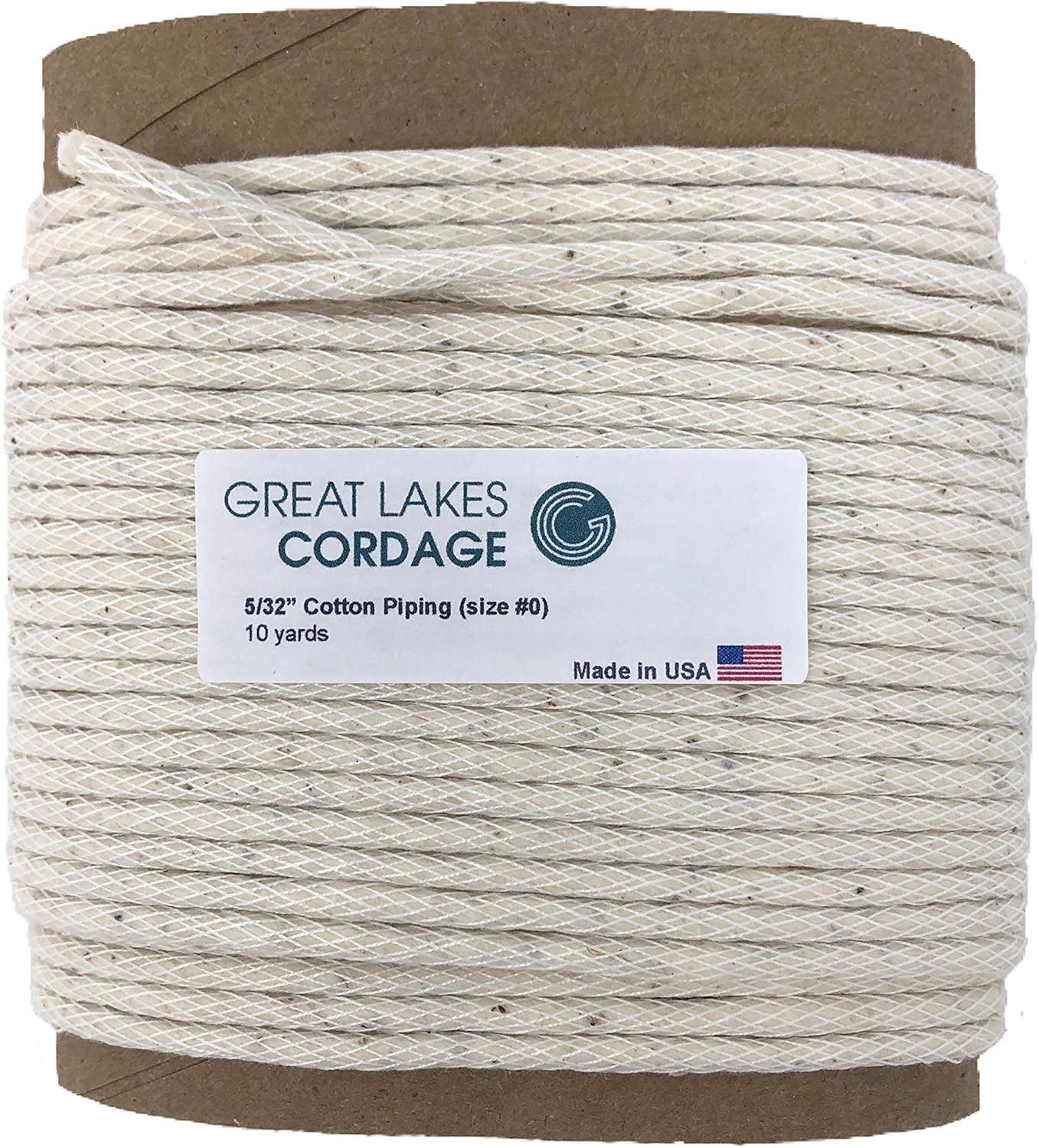 5/32" Cotton Piping Cord, Size 0 (10 yds) Arts, Crafts