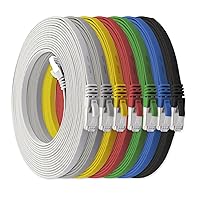 1aTTack.de Cat.7 cavo di rete piatto 10GB/s Slim Flat Cavi RJ45 Patch cavi di installazione nastro