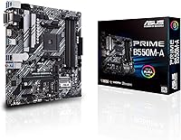 Vista 7 de ASUS Prime B550M-A WiFi II AMD Micro ATX Placa base con PCIe 4.0, WiFi 6, memoria ECC, HDMI 2.1, cabecera RGB