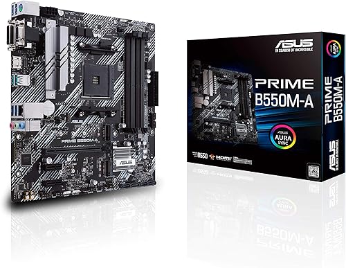 Miniatura 7 de ASUS Prime B550M-A WiFi II AMD Micro ATX Placa base con PCIe 4.0, WiFi 6, memoria ECC, HDMI 2.1, cabecera RGB