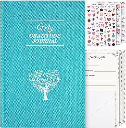 Diario de gratitud para mujeres y hombres, diario de bienestar al día con diferentes indicaciones, cuaderno diario sin fecha, diario de