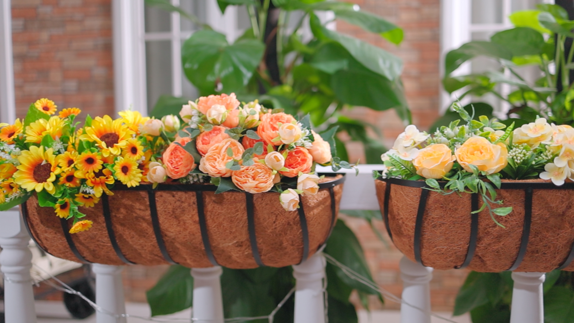 Amazon.com : Tessco for you 3 Pieces Railing Planter Boxes, 24