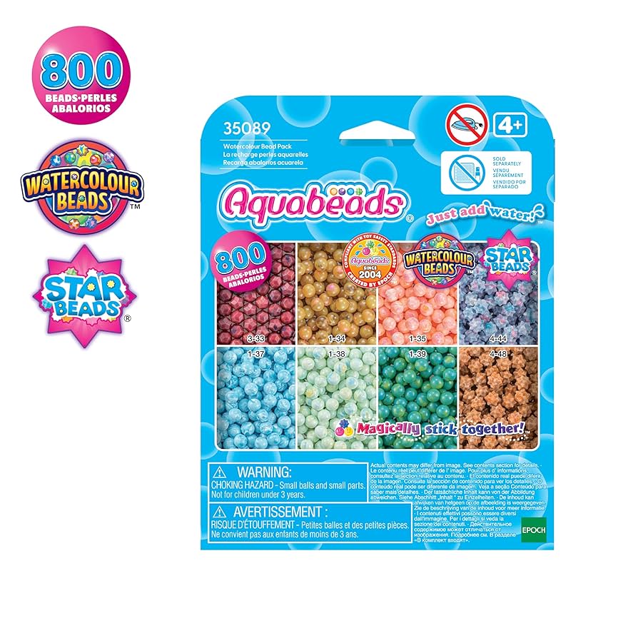 Amazon.co.jp: アクアビーズ - 水彩ビーズパック 35089 : おもちゃ