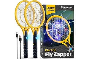 Electric Fly Swatter - Indoor/Outdoor Zapper Racket