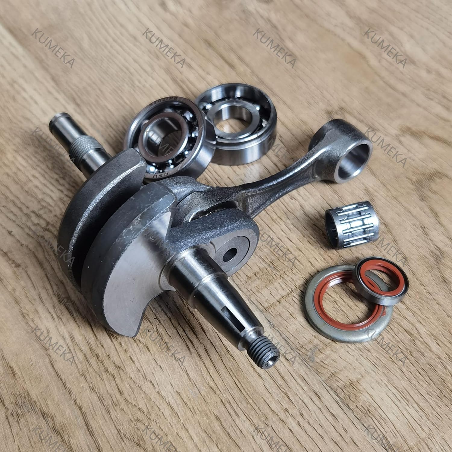 MS440 Crankshaft with Bearings and Oil seal Pin Bearing Assembly Fits Stih-l 044 MS440 Chainsaw Accessories