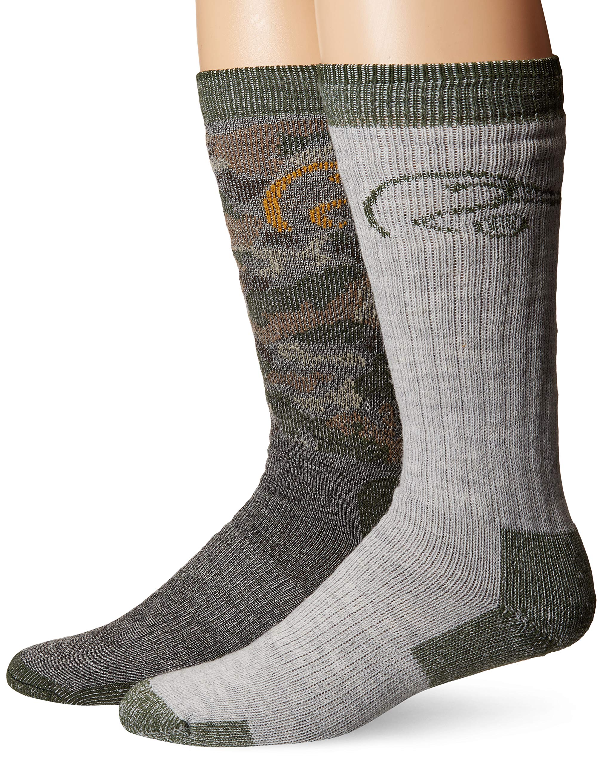 Ducks UnlimitedFull Cushion Camo Wool Blend Socks, 2 Pair
