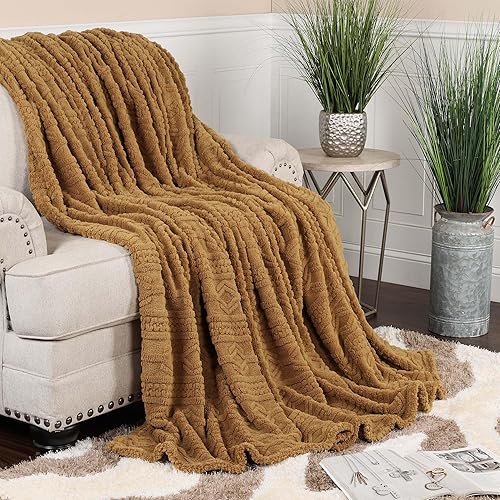 Superior Manta de forro polar de punto bohemio jacquard, mantas decorativas para dormitorio, sofá, mullida, esponjosa, ropa de cama suave, bonita