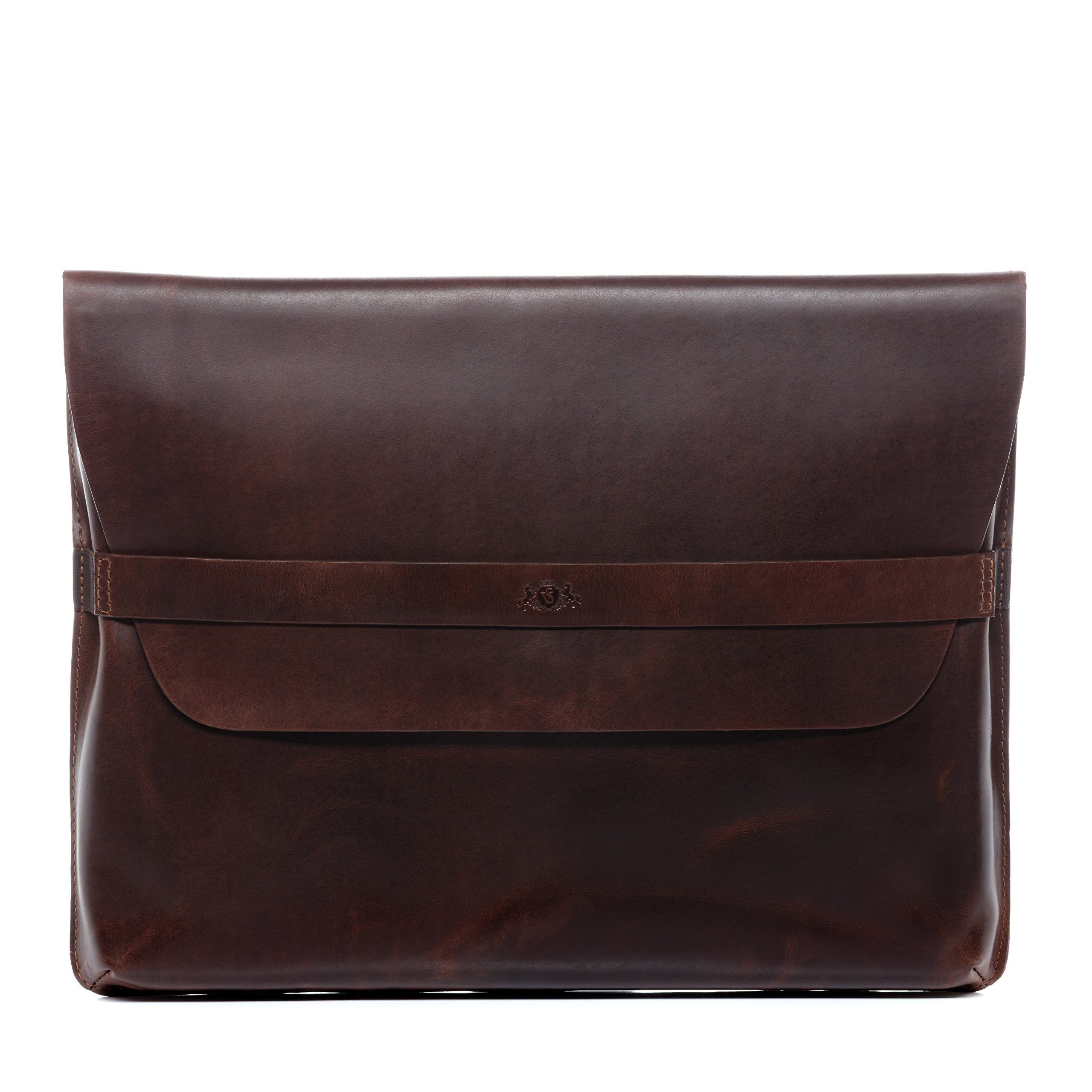 VS SID & VAIN Funda para portátil grande cuero I Funda con cremallera 15,6" con funda extraíble para el portátil I Funda para notebook y laptop HARVORD hecho a mano