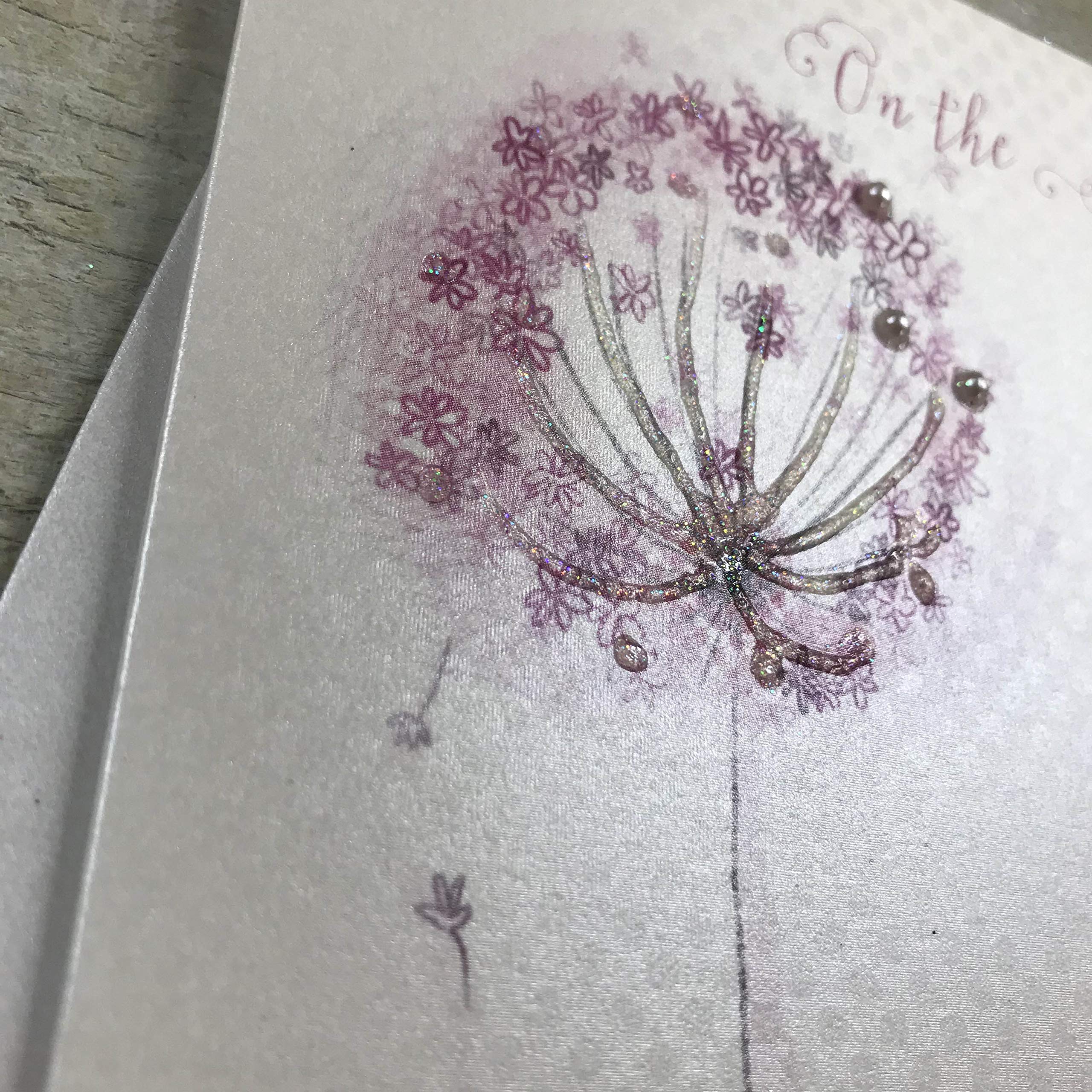 WHITE COTTON CARDS Sympathy Handmade Card - Loss Of Daughter VN97