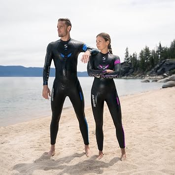 Synergy Triathlon Wetsuit Mens Endorphin Full Sleeve Neoprene for Open Water Swimming