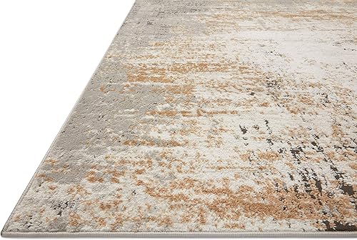 Miniatura 2 de Loloi II Bianca Collection BIA-01 - Alfombra abstracta de 6'-7" x 9'-2"