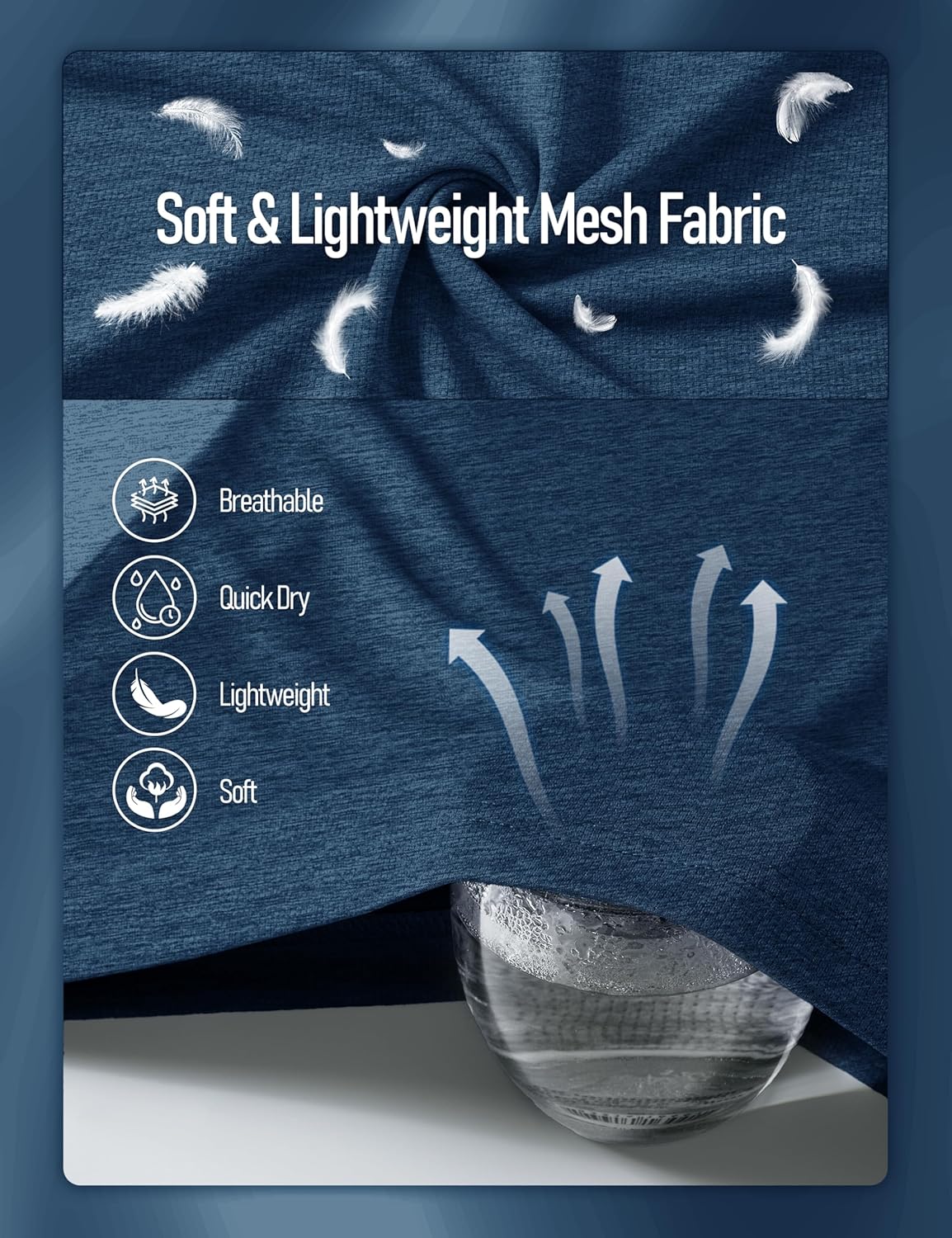 MAGCOMSEN Men's Short Sleeve Dry Fit Shirts Athletic Workout Tops UPF 50+ Sun Protection Cooling Tshirts Running Gym - Image 4