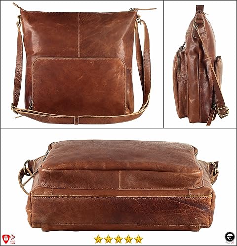 Miniatura 7 de Mou Meraki Bolso cruzado de cuero genuino y bolsos - Bolso cruzado sobre el hombro para mujer Genuine Leather, Crossover Bag, Over the Shoulder