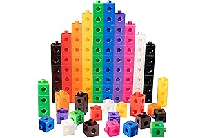 100-Piece Linking Cubes: STEM Early Learning