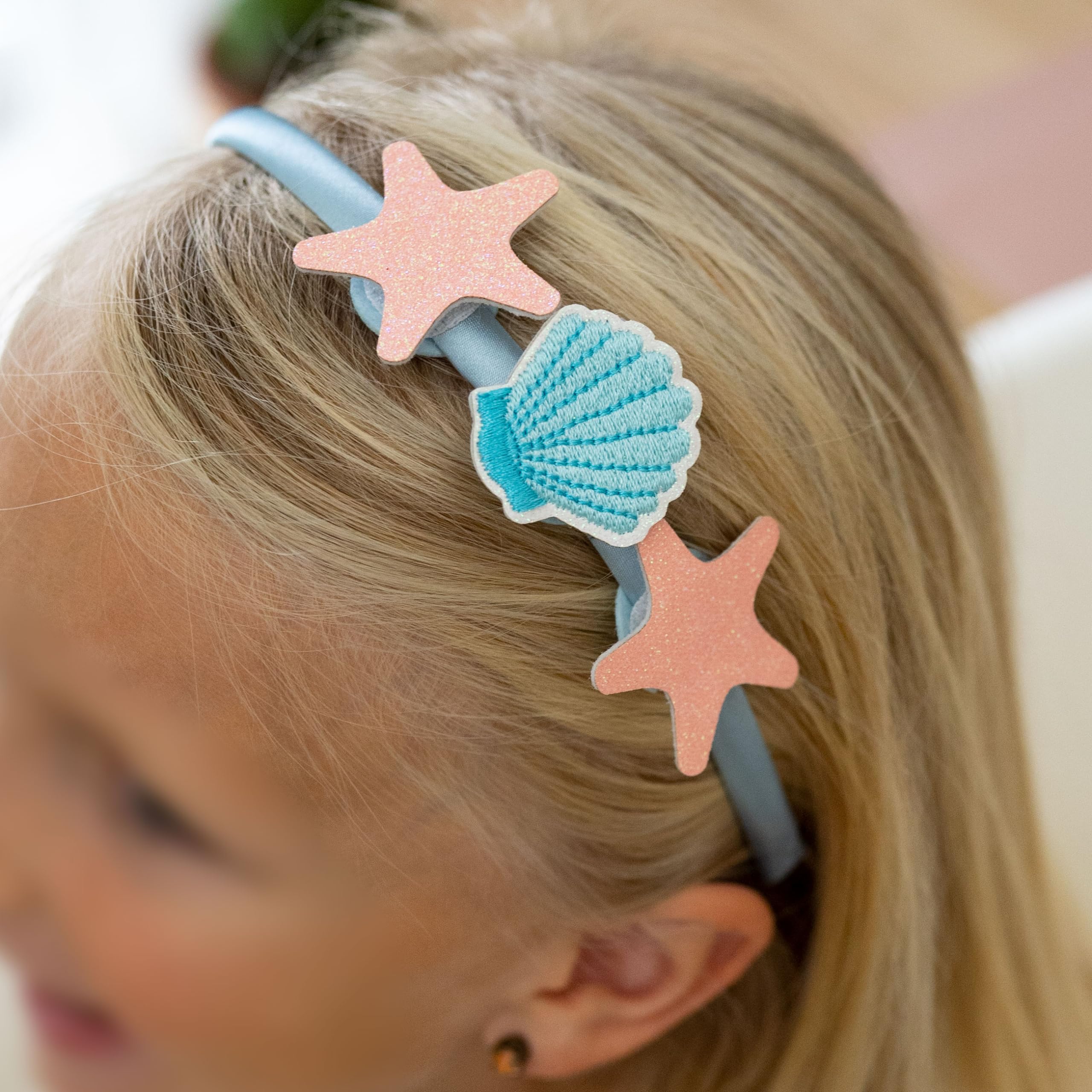 Papierdrachen Hair Accessories Set - Headband Velcro, mermaid, 1 stück (14er Pack) - Image 4