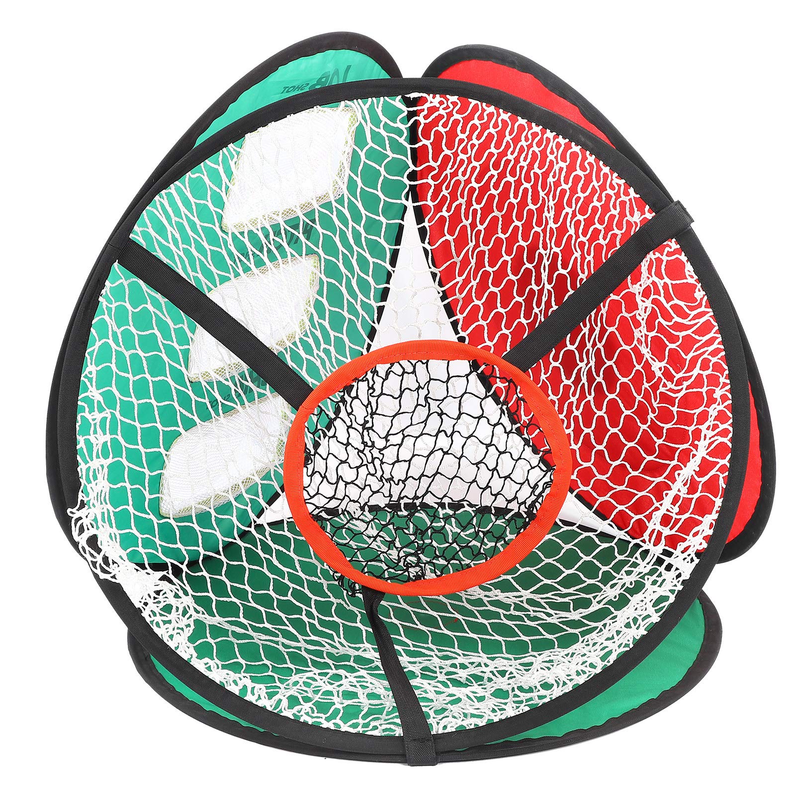 Golf Chipping Net Durable Three Sided Hitting Practice Target Accessory for Indoor Outdoor Left Right Handers Nylon Foldable