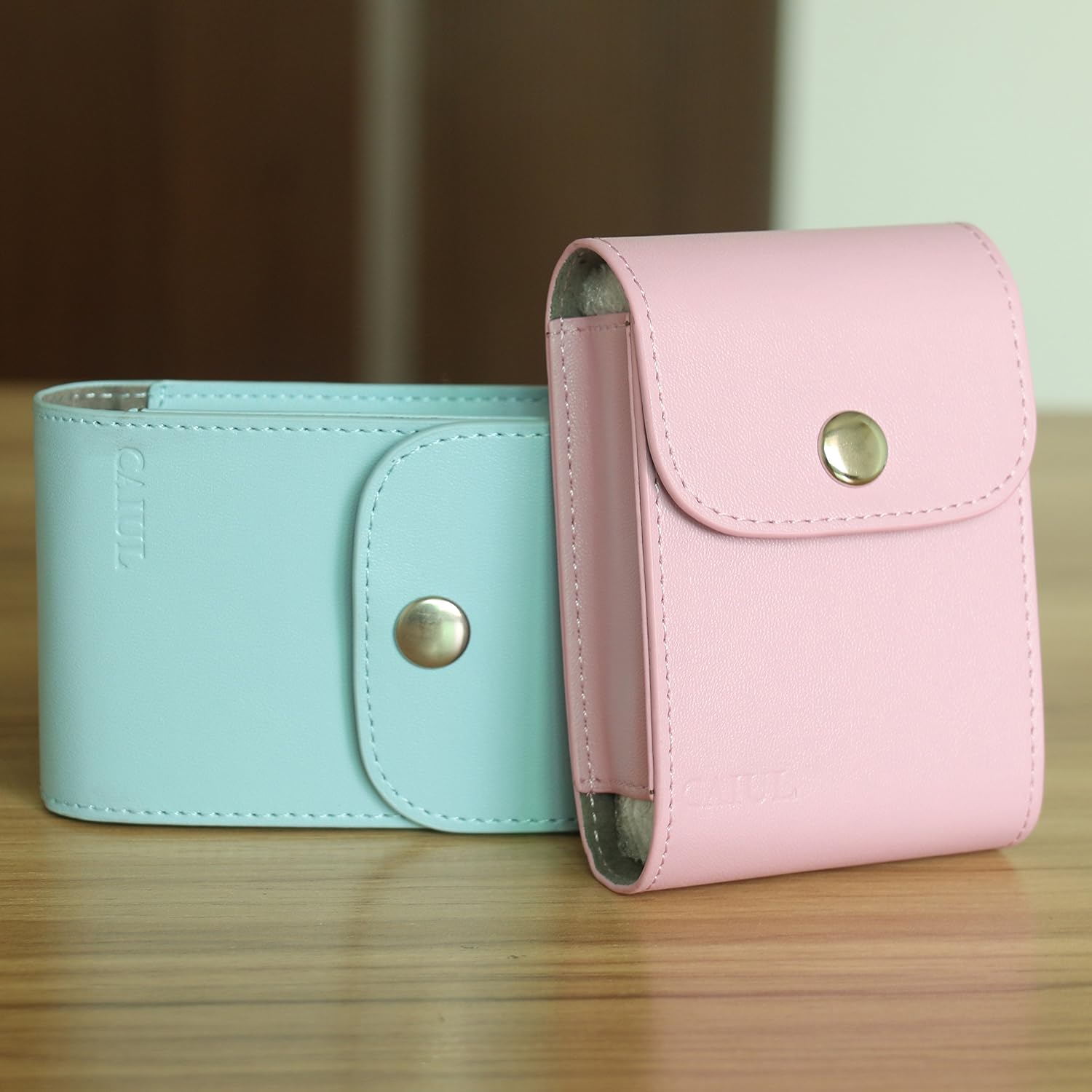 CAIUL Compatible Mini Photo Case Bag for Storing Films and Photos Taken by Fujifilm Instax Mini 8 8+ 9 7s 70 90 25 26 50s (Pink)