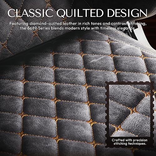 Miniatura 11 de Dowinx Silla de juegos grande y alta, sillas de videojuegos con reposapiés, sillas de PC para jugadores de PC para adultos, silla reclinable Negro