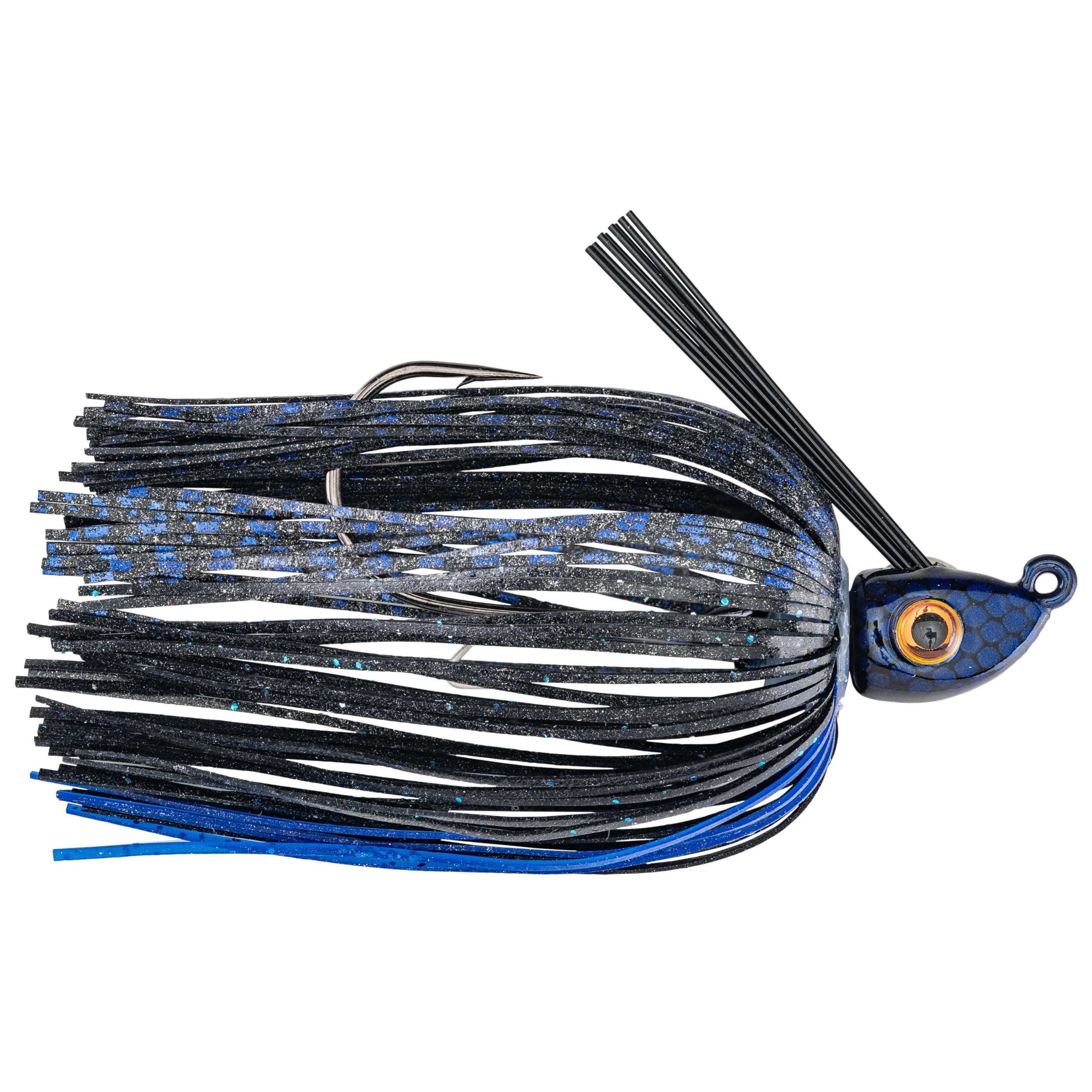 Strike King Tour Grade Swim Jigs Bait (Black Blue, 0.25-Ounce)