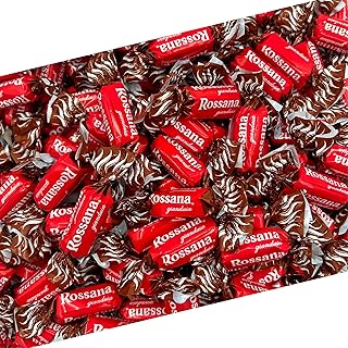 Fida Rossana Chocolate Hazelnut Filled Hard Candy | 1 Pound Bag | Italian Candy From Italy | Individually Wrapped Gianduia Cream Filled Gourmet Candy