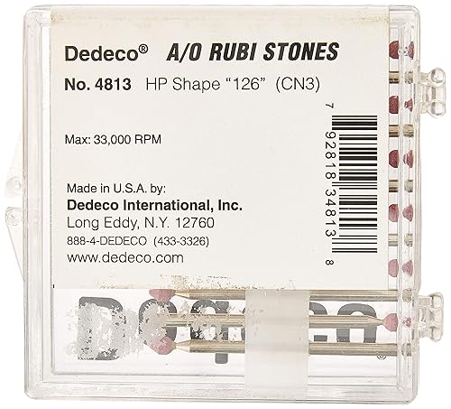 Miniatura 2 de Dedeco 4813 Óxido de aluminio, piedras Rubi, HP 126 (CN3) (paquete de 12)