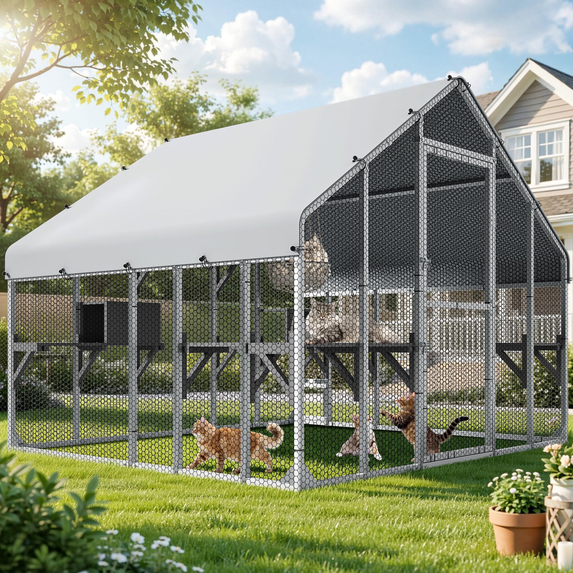 Photo 1 of DWVO 94" Outdoor Cat Enclosure