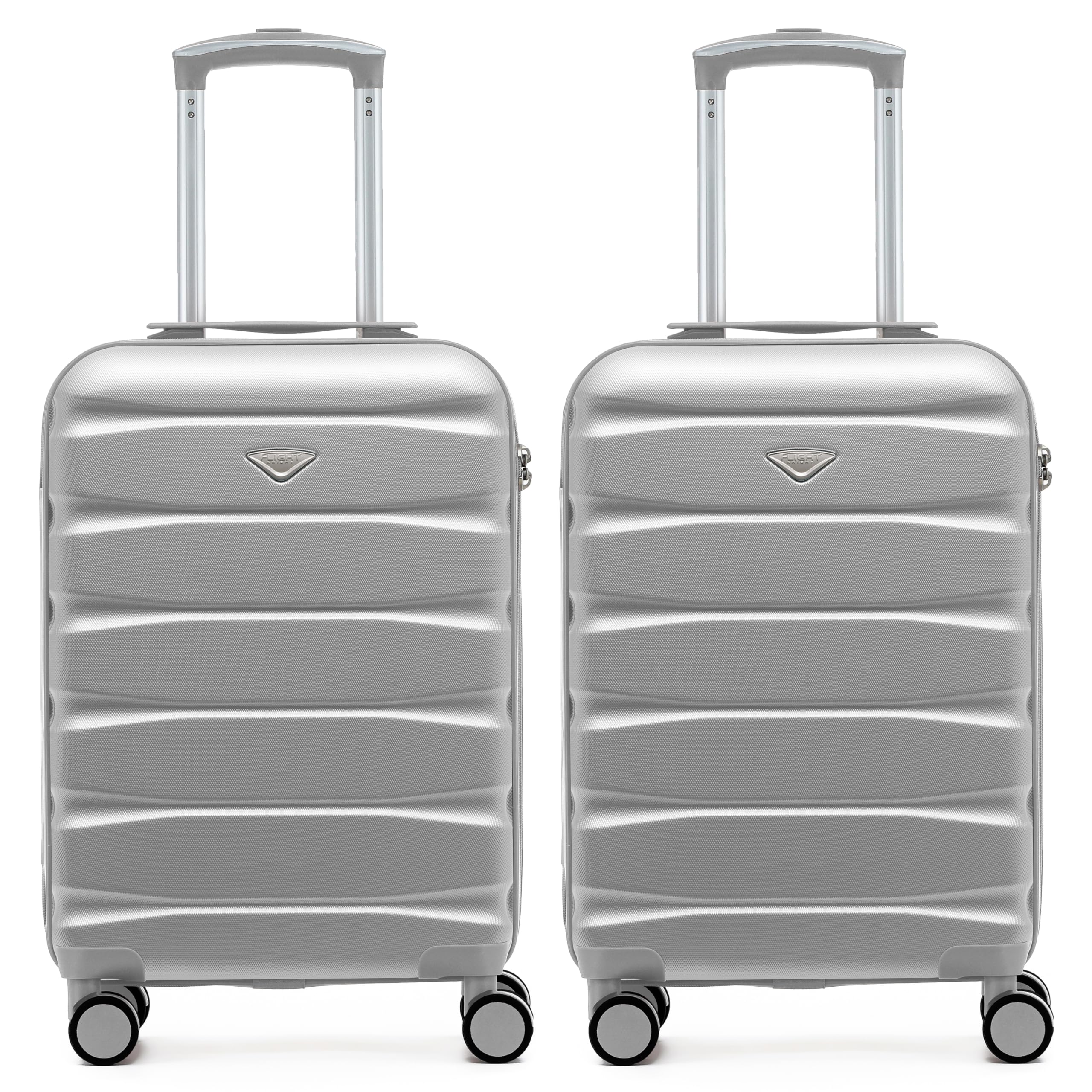 Flight Knight Underseat Cabin Suitcase 45x36x20cm | Free Hand Luggage for EasyJet & Wizz Air | Lightweight ABS Hard Shell with 8 Silent-Glide Spinner Wheels | Max Space Travel Bag — view 220